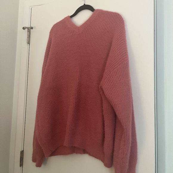 💖 Wild Pony Fuzzy Cardigan Shop Ban.do Cardigan Pink Fuzzy Cardigan Jumper 💖 - Picture 3 of 6